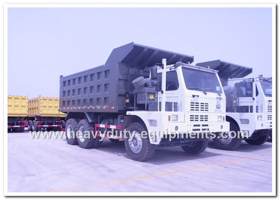 China HOWO 70tons van van de de Stortplaatsvrachtwagen van de wegmijnbouw de Kipper 6*4 die model371hp met de pomp van HYVA drijven Hdraulic leverancier