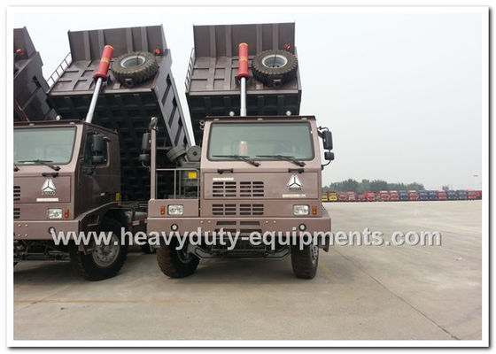 China 70 Ton van de de Mijnbouwstortplaats van Sinotruk HOWO 420hp de Vrachtwagen met lichaam het met hoge weerstand van de staallading leverancier