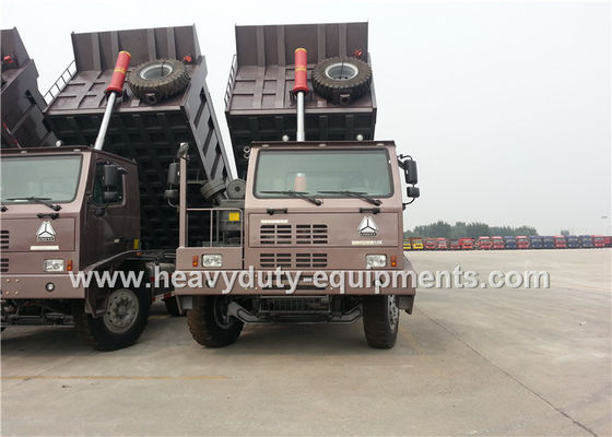 China 6x4 het drijven sinotruk howo 371hp 70 ton die stortplaatsvrachtwagen ontginnen het mijnbouwwerk leverancier