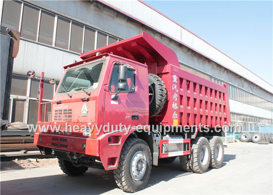China 6x4 de vrachtwagen van de mijnbouwstortplaats met HW7D cabine en versterkt kader Erkende ISO/CCC leverancier
