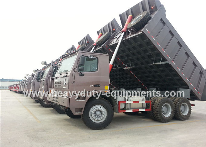 6x4 het drijven sinotruk howo 371hp 70 ton die stortplaatsvrachtwagen ontginnen het mijnbouwwerk