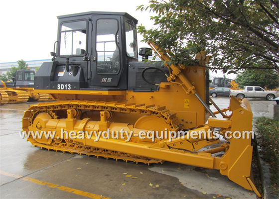 China Shantuibulldozer SD13S met enige bedieningshefboom en de hexahedroncabine die wordt uitgerust leverancier