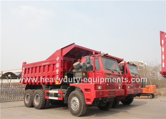 China Offroad Vrachtwagens van de Mijnbouwstortplaats/Howo 70 ton van de Mijnstortplaats de Vrachtwagen met Mijnbouwbanden leverancier