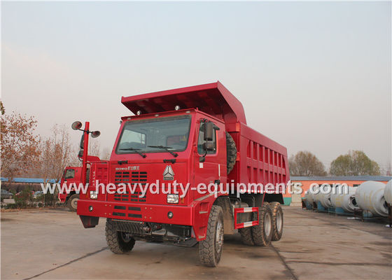 China 70 de stortplaatsvrachtwagen van de ton6x4 mijnbouw met 10 wielen 6x4 die modelhowo-merk drijven leverancier