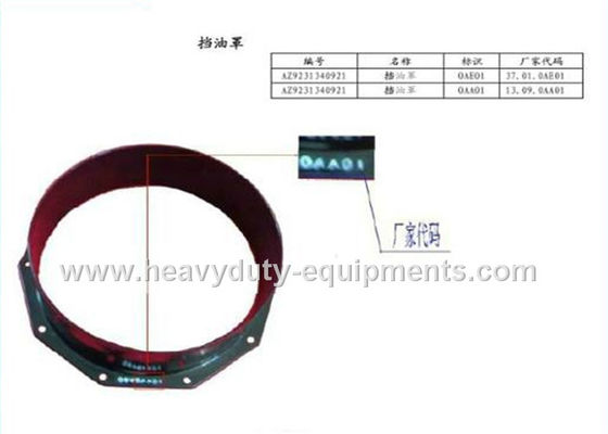 China De Vervangstukkenaantal AZ9981340051 van het ringstoestel HOWO met garantie leverancier