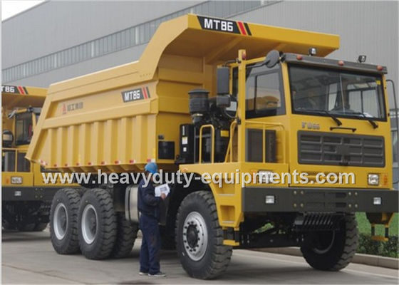 China Geschatte lading 55 ton van van de de Stortplaatsvrachtwagen van de wegmijnbouw de macht van de de Kippers309kw motor met 30m3 het Volume van de lichaamslading leverancier