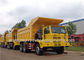 de vrachtwagen van de mijnbouwkipper/van de stortplaatsvrachtwagen bodemdikte 12mm en het Hydraulische opheffende systeem van HYVA leverancier