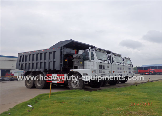 95 ton van van de de Stortplaatsvrachtwagen van de wegmijnbouw van de de Kippers405kw motor de machtsaandrijving 6x4 met 50m3-het Volume van de lichaamslading